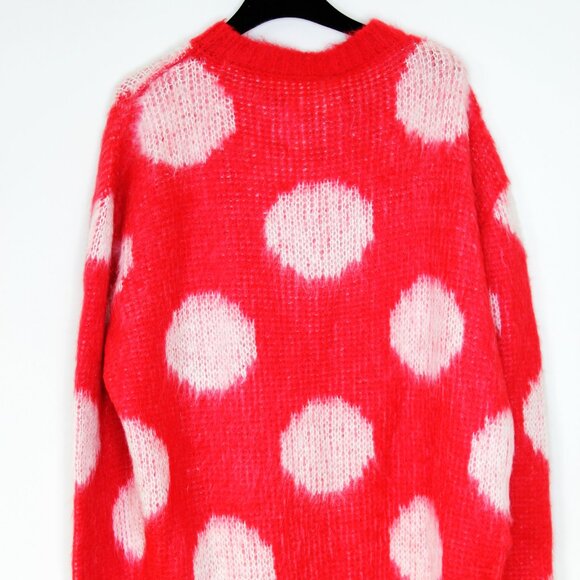 BNWT AW23 MARNI BRUSHED DOTS FUZZY WUZZY SWEATER 50 - Picture 3 of 11